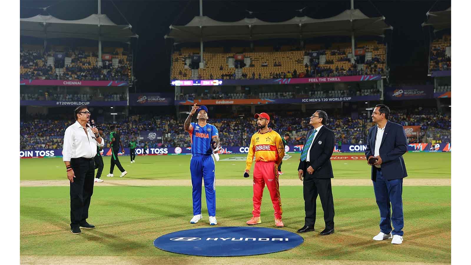 Zimbabwe takes on India in ICC T20 World Cup match