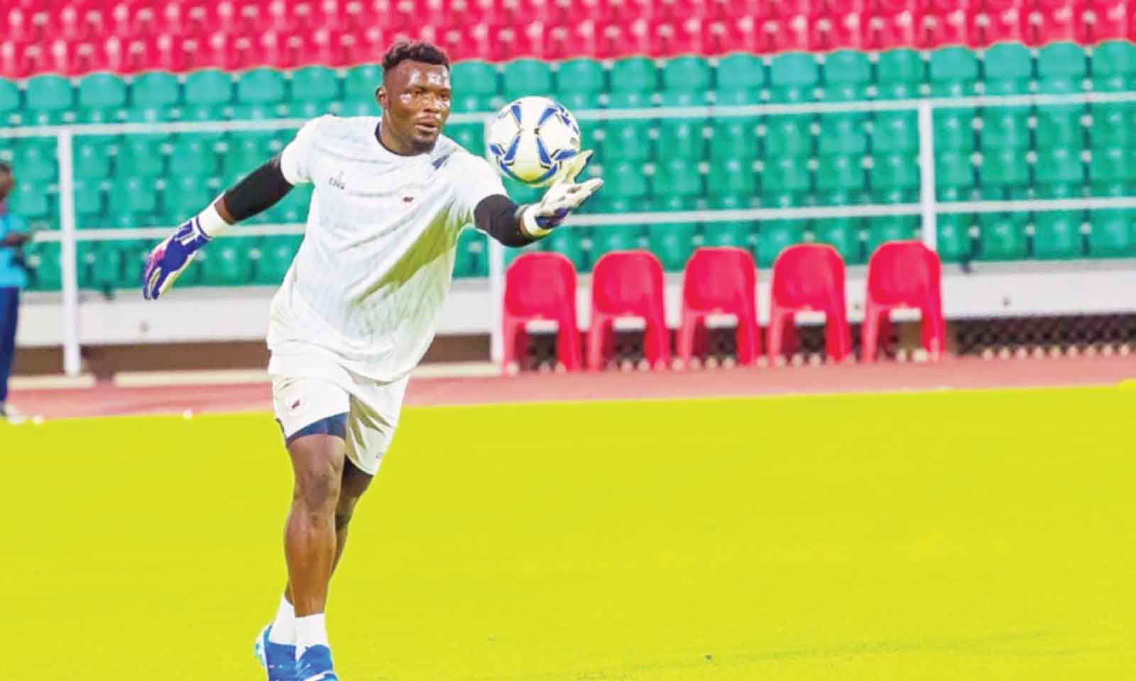 DeMbare eye Cameroonian ’keeper