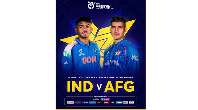 India and Afghanistan clash for final spot in 2026 U-19 ICC Men’s World Cup
