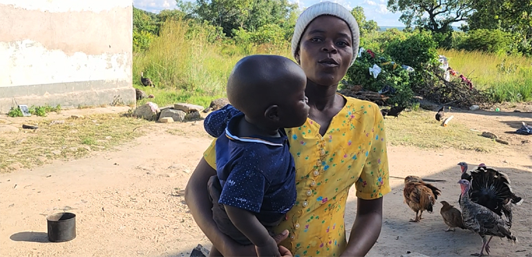 One of the affected villagers, Mrs Martha Guma