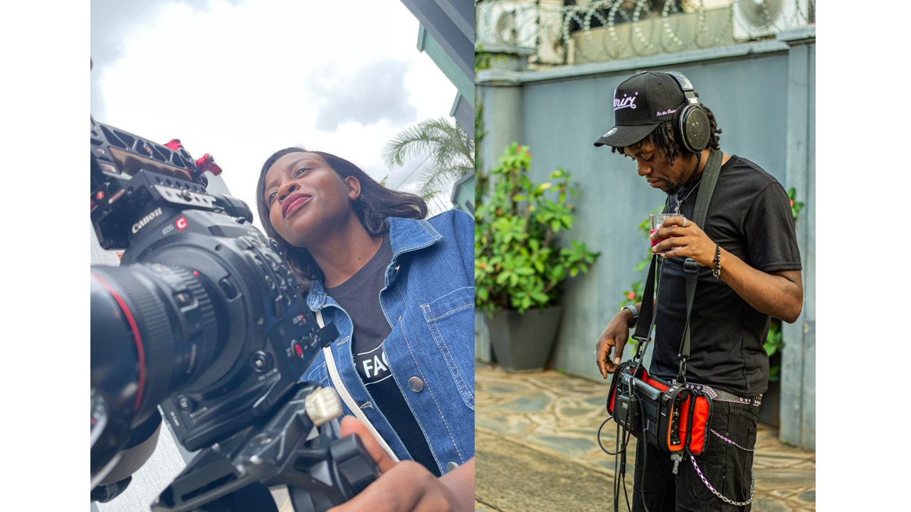 Two Zimbabweans on MultiChoice Talent Factory training
