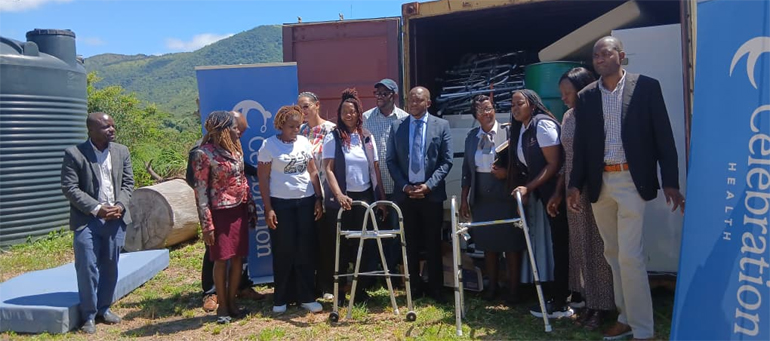 Some of the medical equipment received by Victoria Chitepo Provincial Hospital
