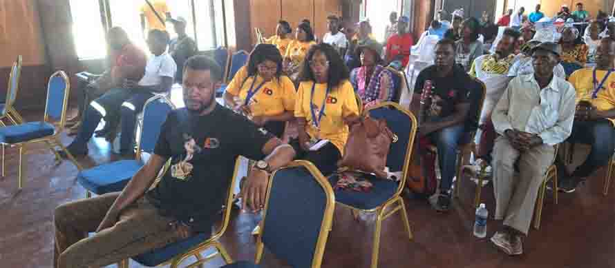 Artistes who attended the Musicians4ED Manicaland Chapter launch last Sunday