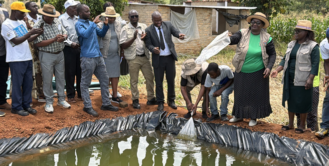 The Zimbabwe Pensioners Welfare Trust Fisheries Programme was officially launched in Nyanga on Wednesday