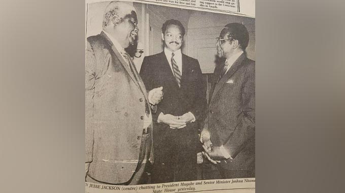 Jesse Jackson: Revered giant with echoes of his legacy in Zimbabwe