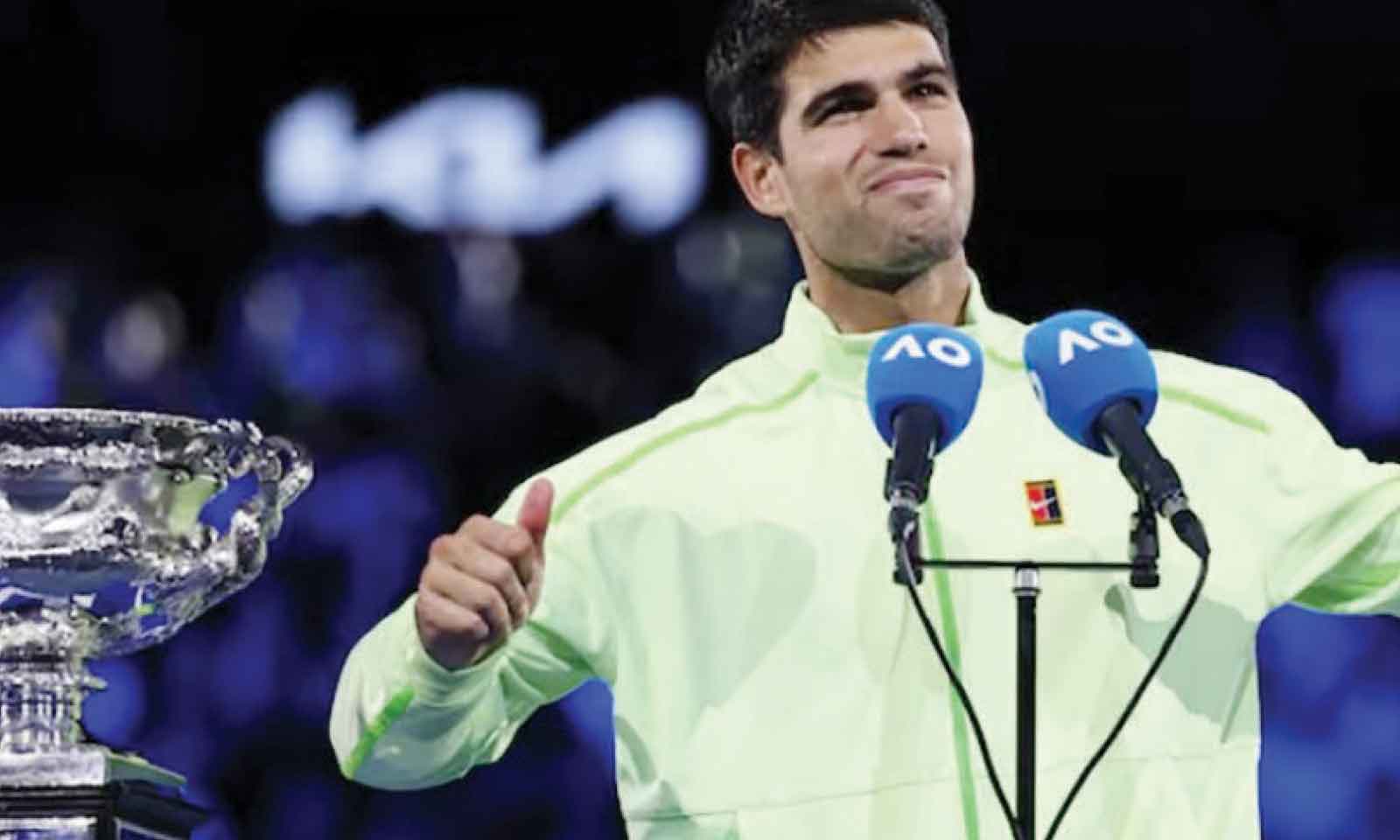 Alcaraz tempers majors expectations