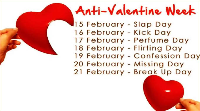Anti-Valentine Week is upon us #ItAlwaysEndsInTears