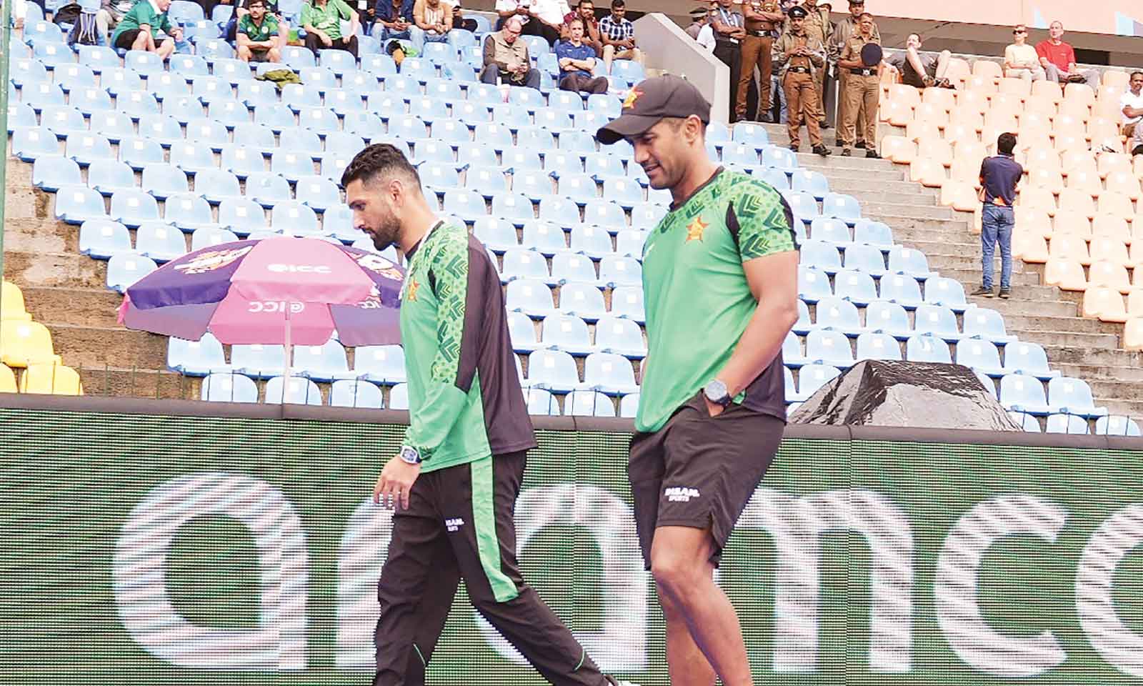 CHEVRONS WALK INTO SUPER 8 . . . giants Australia, Ireland eliminated