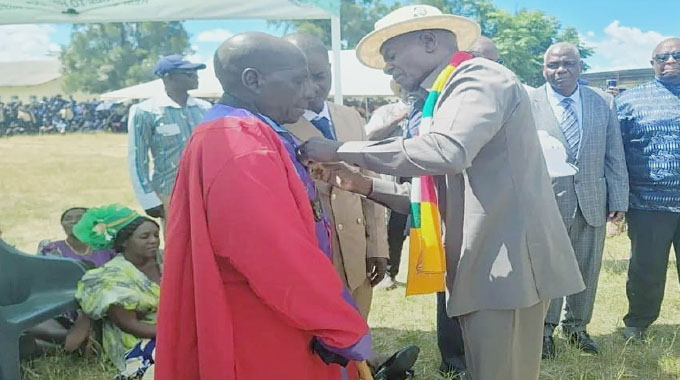 New Chief Chiwundura installed . . . Government pledges close support for traditional leaders