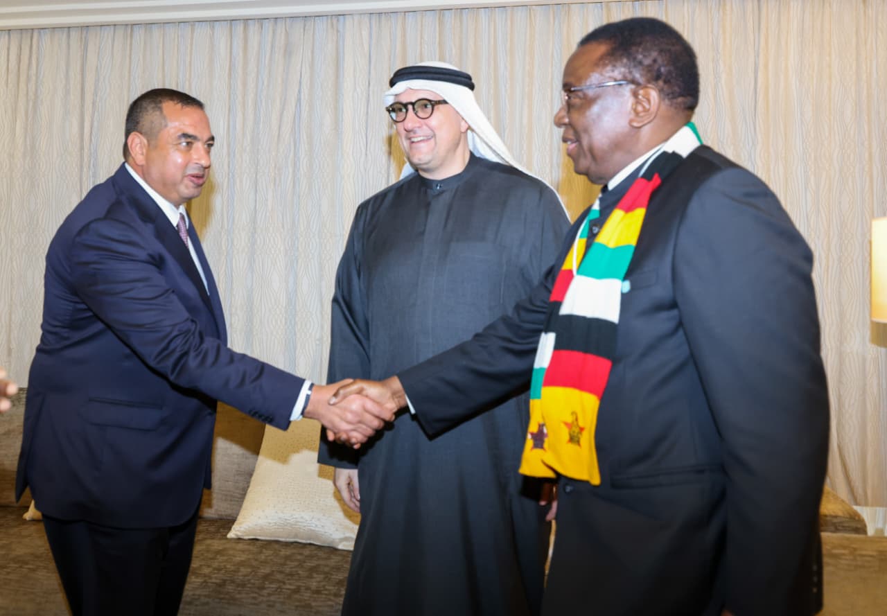 President Mnangagwa holds talks with UAE clean energy giant Masdar