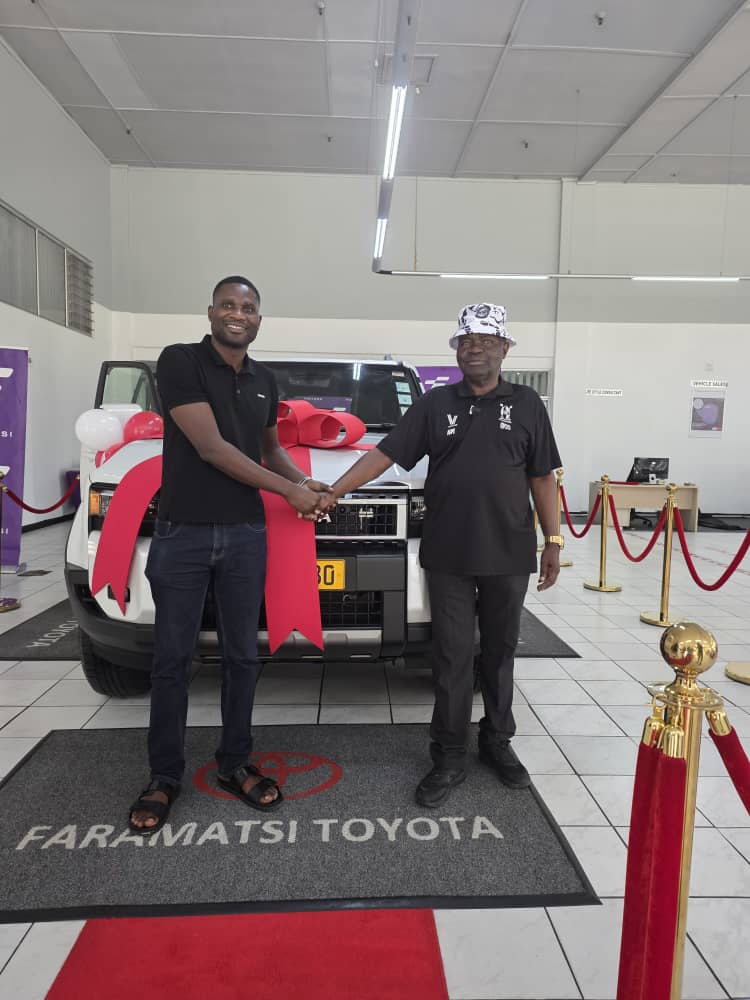 Highlanders chairman collects Prado bought by Sir Wicknell