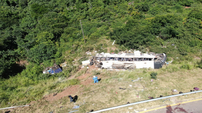 5 dead, 34 injured as Bulawayo -bound bus crashes in SA