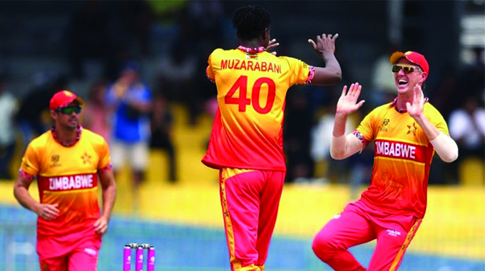 Ladies & gentlemen, the Chevrons! . .Zimbabwe stun Aussies by 23 runs