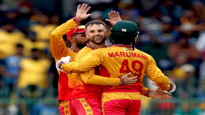 Zim stun Sri Lanka, enter Super 8 unbeaten