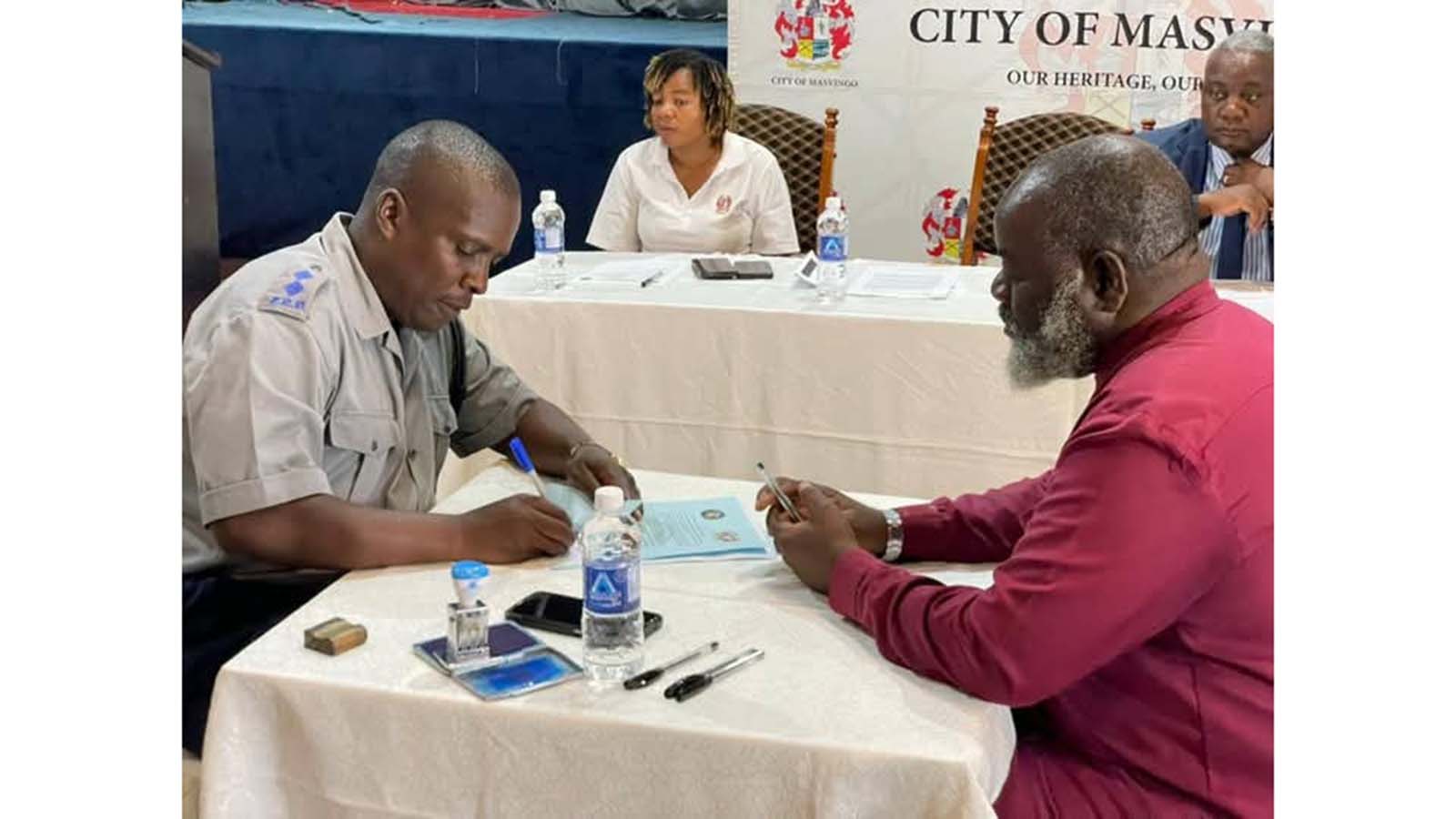 Masvingo councillors, management sign integrity pledges