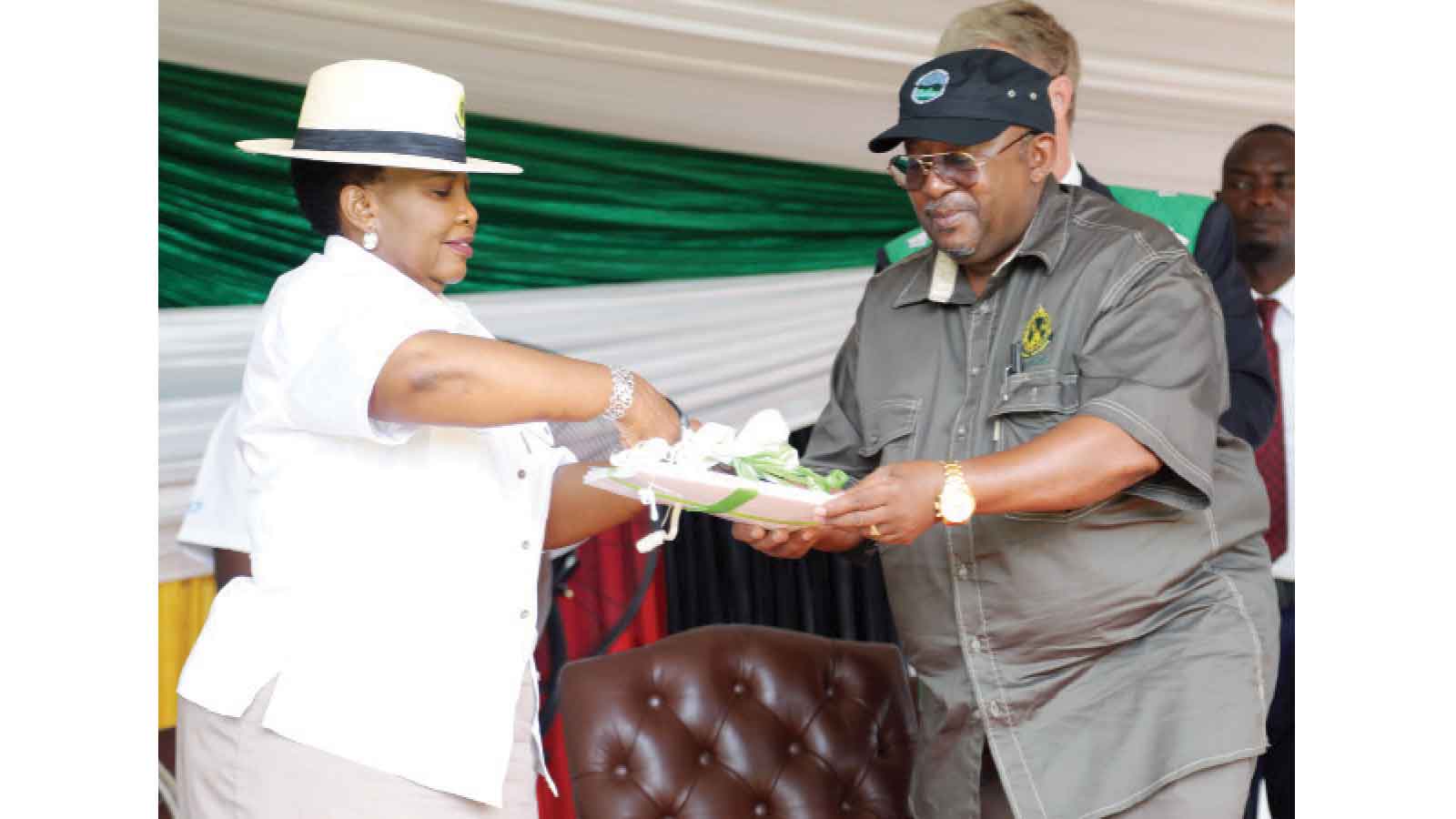 First Lady calls for protection of medicinal, aromatic plants . . . unveils key wildlife strategies, commissions vehicles