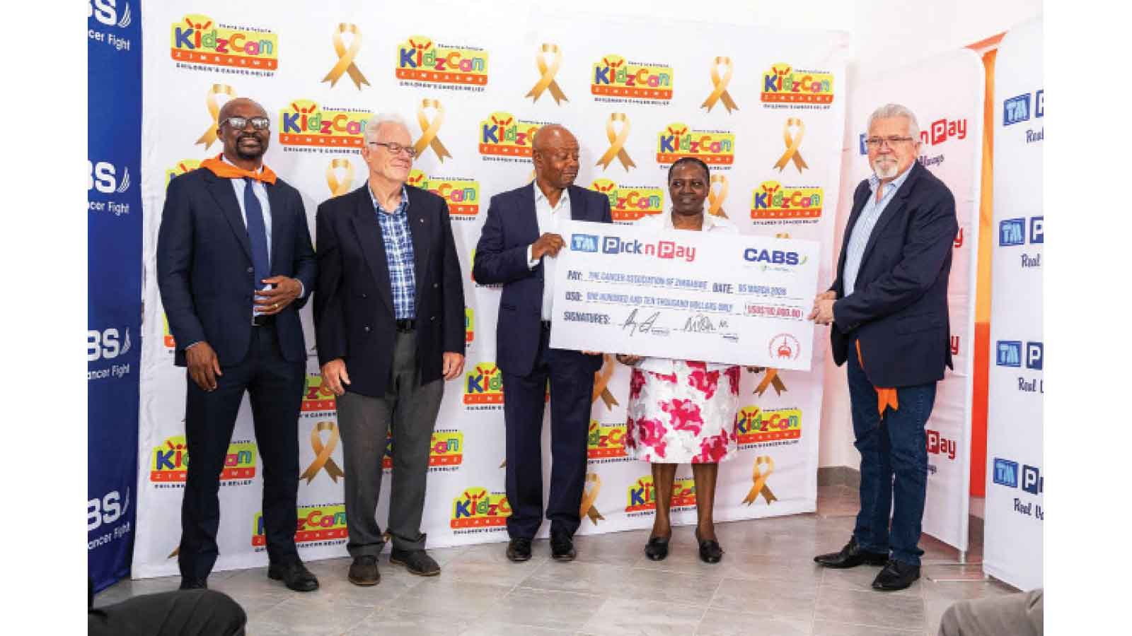 TM Pick n Pay, CABS partner to donate US$260 000 to national cancer fight