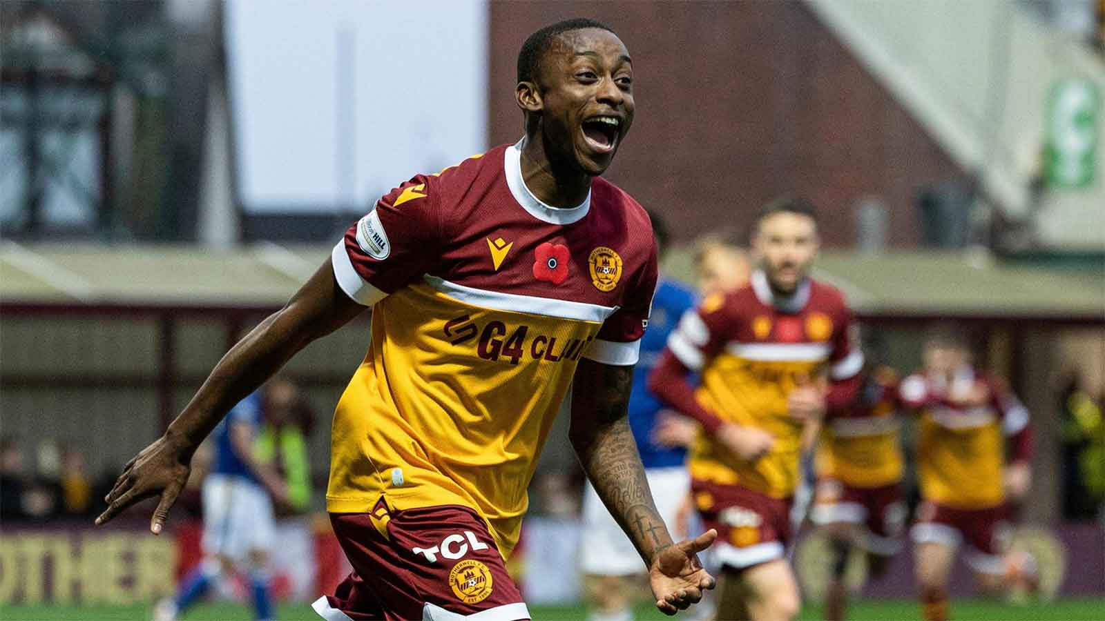 Maswanhise on the rise . . . becomes the 8th player at Motherwell to reach 20-goal mark