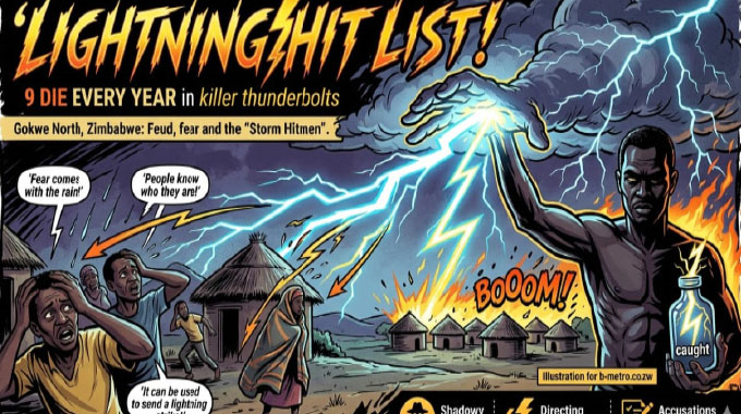 GOKWE’S DEADLY SKIES : At least 9 die every year from killer lightning bolts