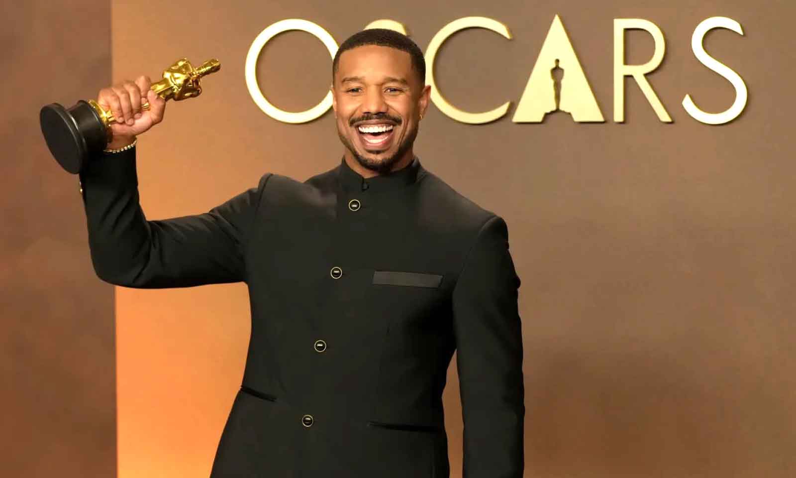MICHAEL B. JORDAN GIVES POWERFUL SPEECH AS HE WINS FIRST OSCAR GONG