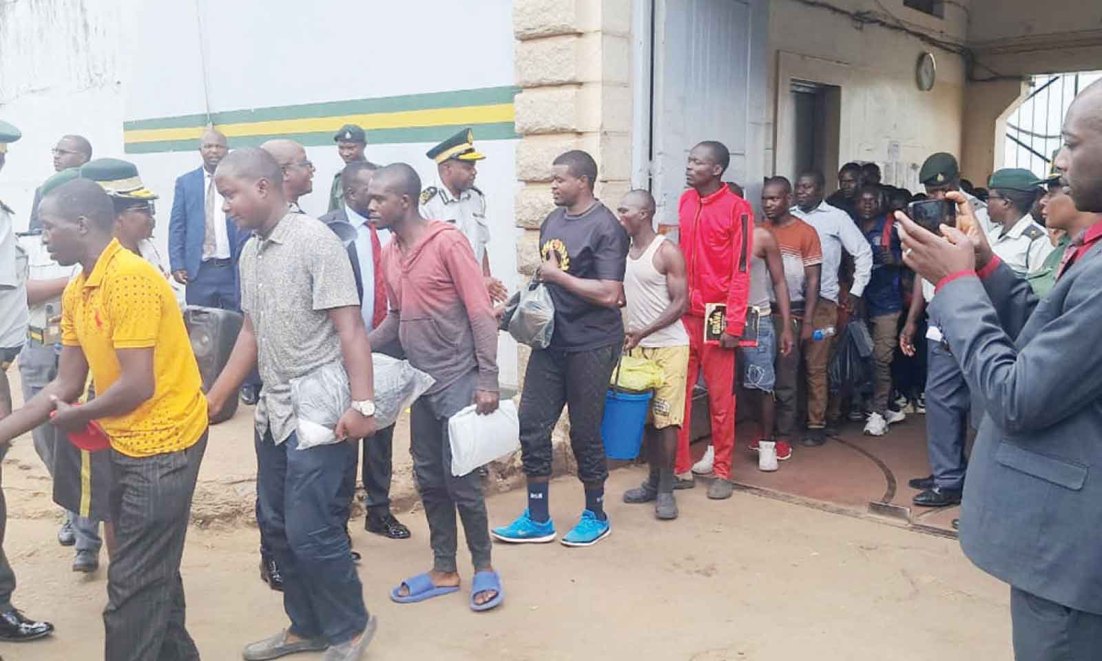 JOY AS RELEASED PRISONERS THANK PRESIDENT FOR THEIR FREEDOM