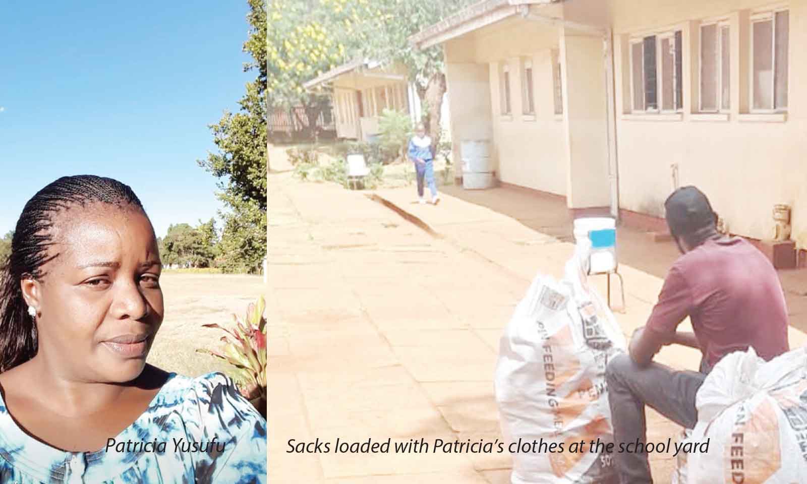 BUSINESSMAN DUMPS ESTRANGED WIFE’S PROPERTY AT HER SCHOOL
