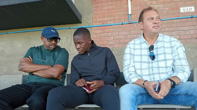 Zimbabwe Warriors coach Marinica watches Highlanders and MWOS at Barbourfields Stadium