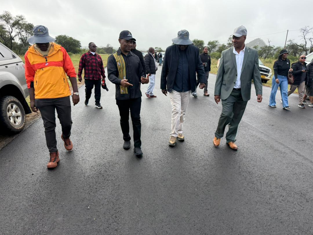 WATCH: Minister Mhona leads media tour of road works in Matabeleland South