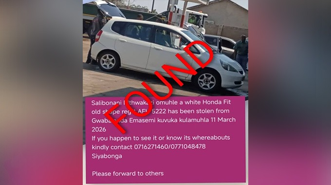 Relief as poetess’ stolen Honda Fit is found