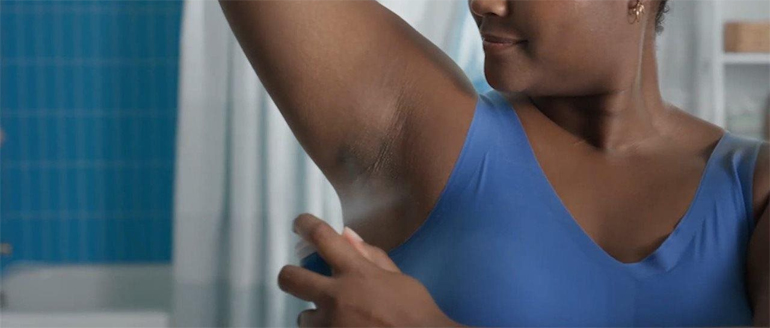 Whole-body deodorant has increased in popularity