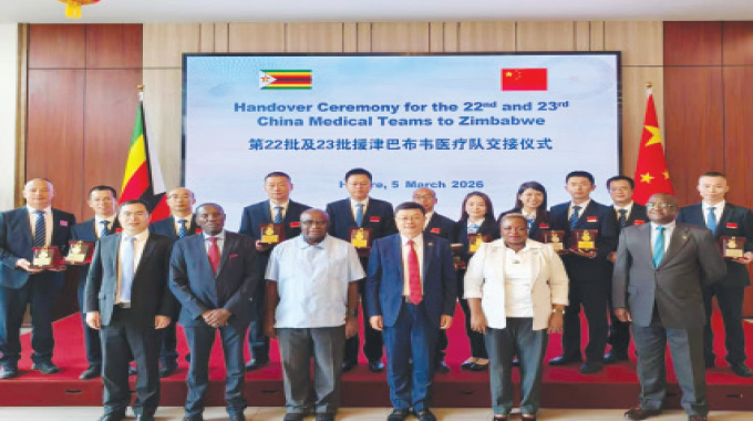 Address by the Hon Dr Douglas T Mombeshora, Minister of Health and Child Care of Zimbabwe, at the handover ceremony of the 22nd and 23rd China Medical Teams