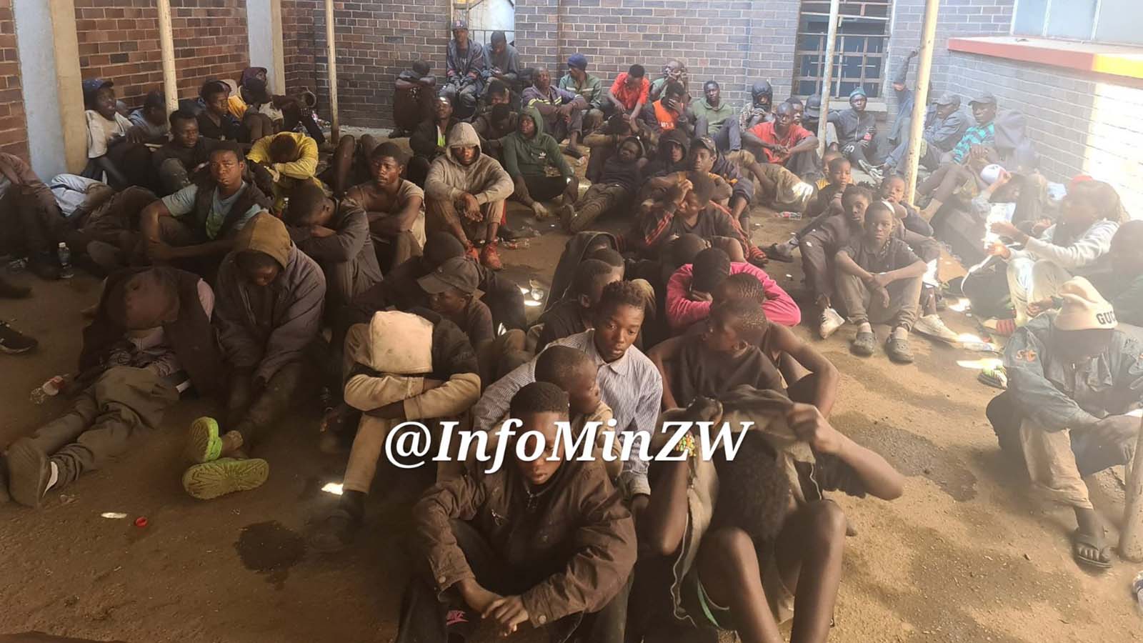 Harare police round up over 100 street dwellers in CBD operation