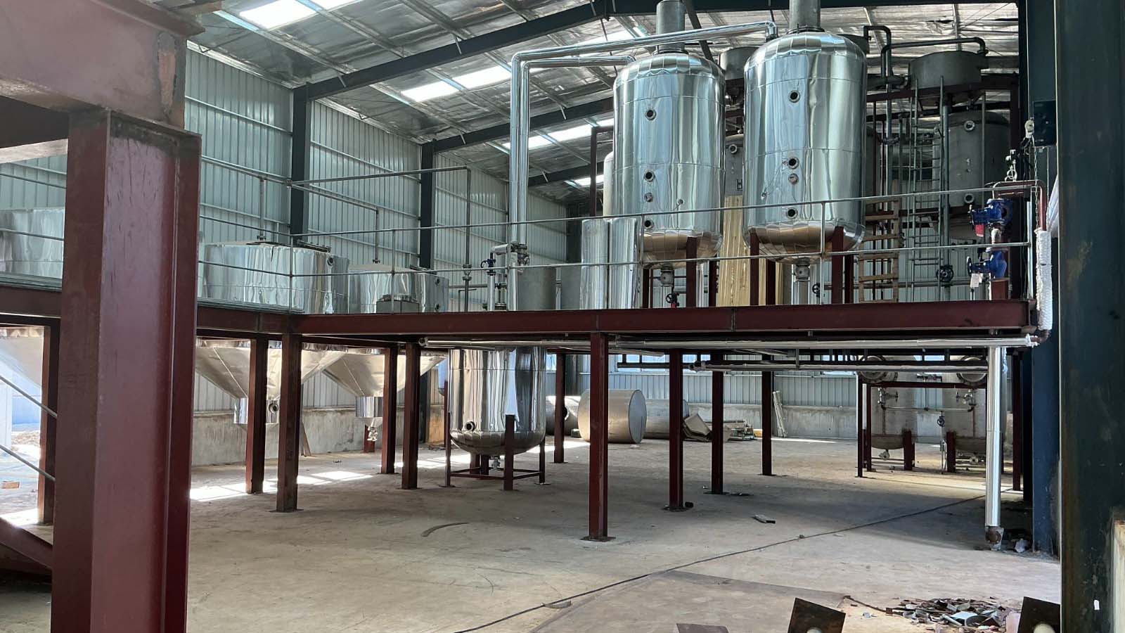 NEW: Resin processing plant nears completion