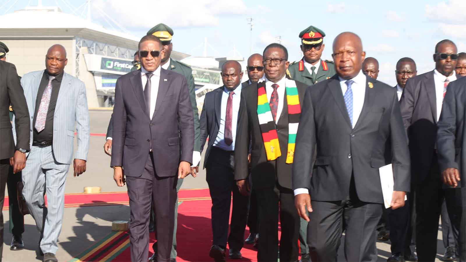 President Boko arrives