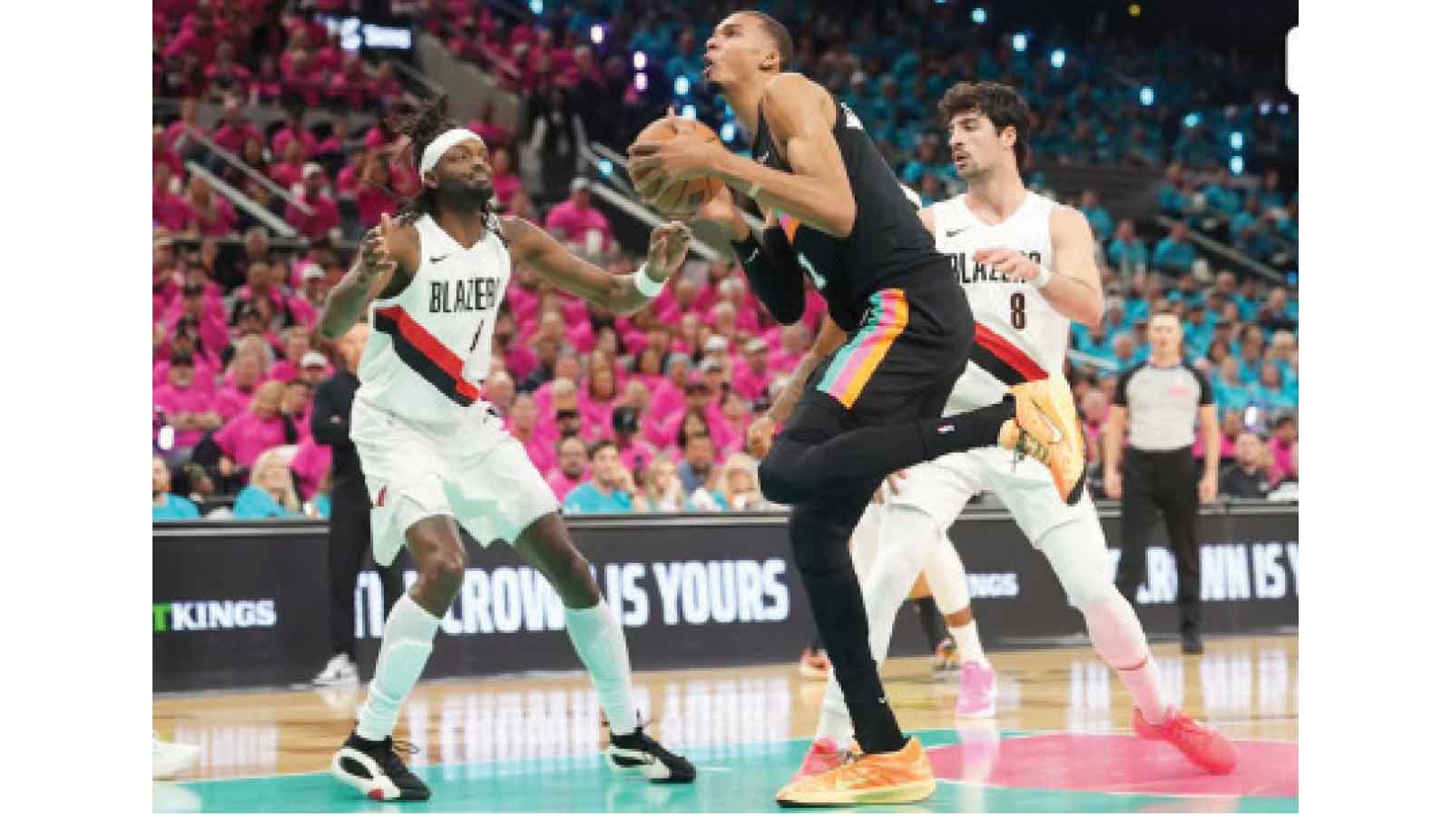 Wembanyama makes nba play-off history