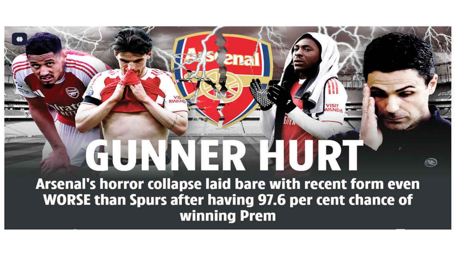 GUNNERS HURT