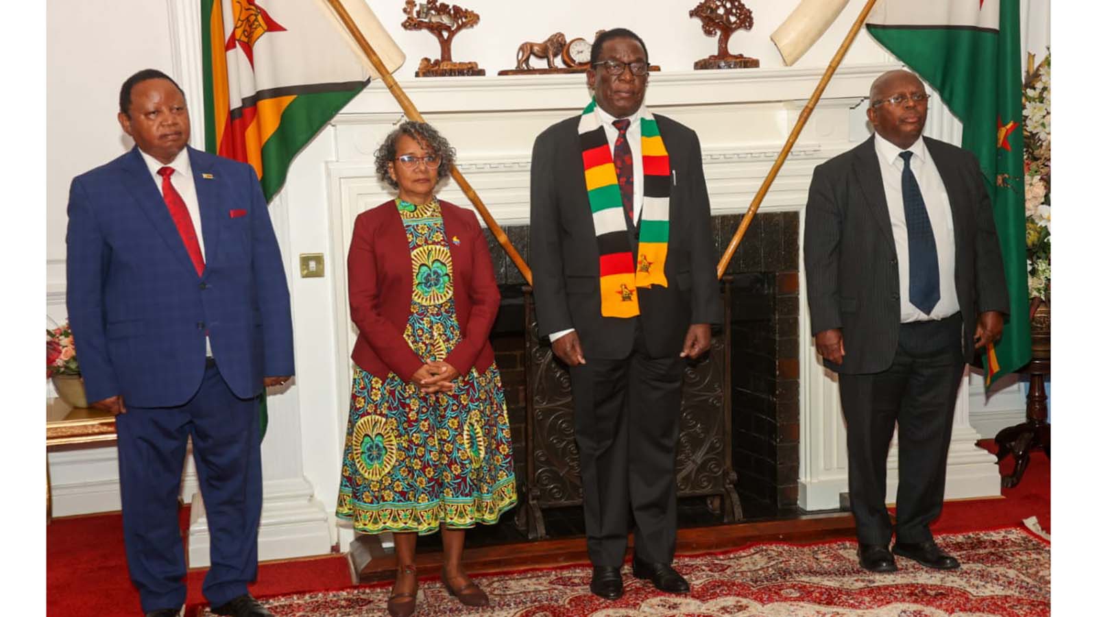 President Mnangagwa receives credentials