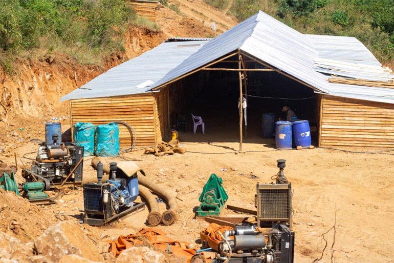 Some of the recovered equipment