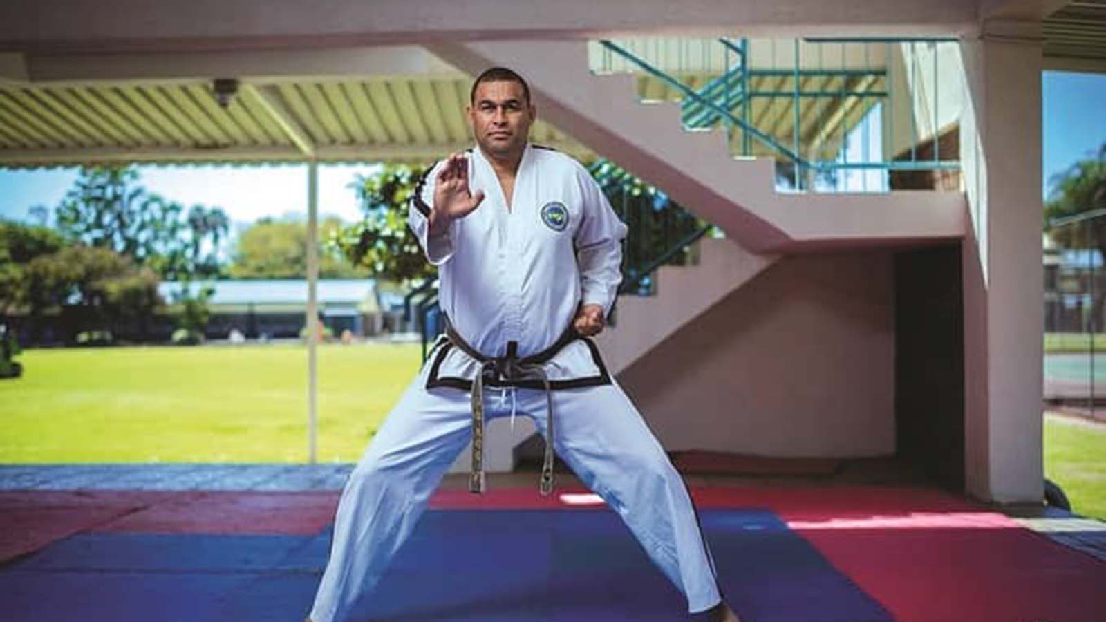 Zimbabwe taekwondo team in camp
