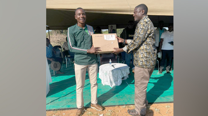 Chiefs from Beitbridge receive Starlink kits to improve communication
