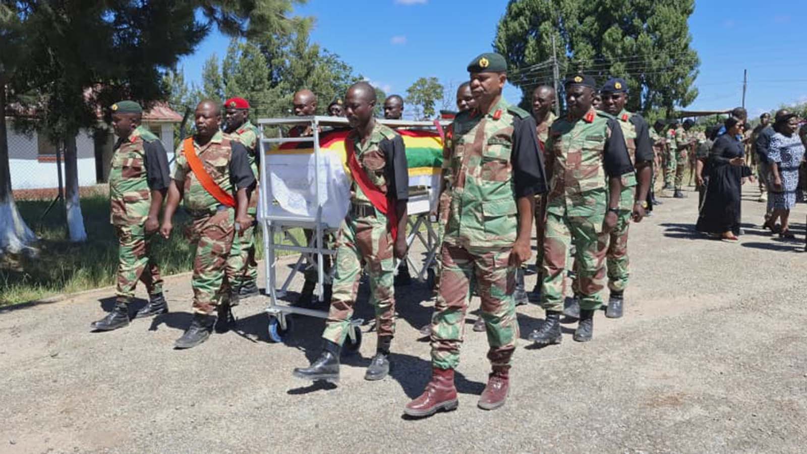 Funeral parade underway for late Colonel (Rtd) Njagu