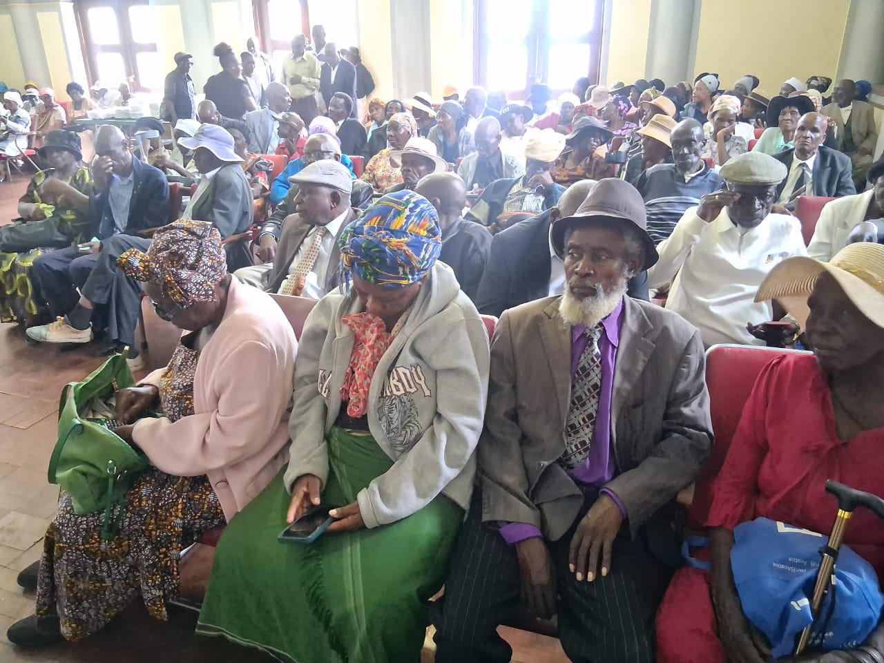 WATCH: Stage set for elderly residents luncheon at City Hall