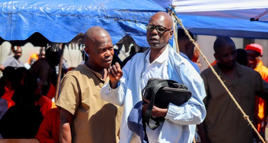 LOVE BEHIND BARS!. . . tears, hugs & hope as families visit inmates