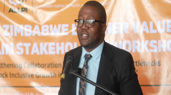 Shift from raw hide exports to finished  leather goods essential: Minister Ndlovu