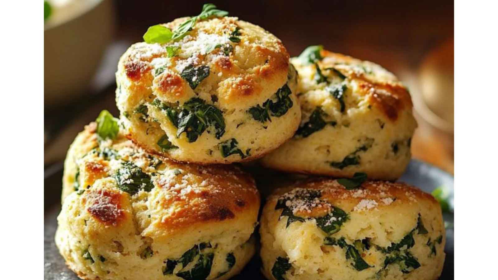 BIG BITE: Savoury cheddar and spinach scones