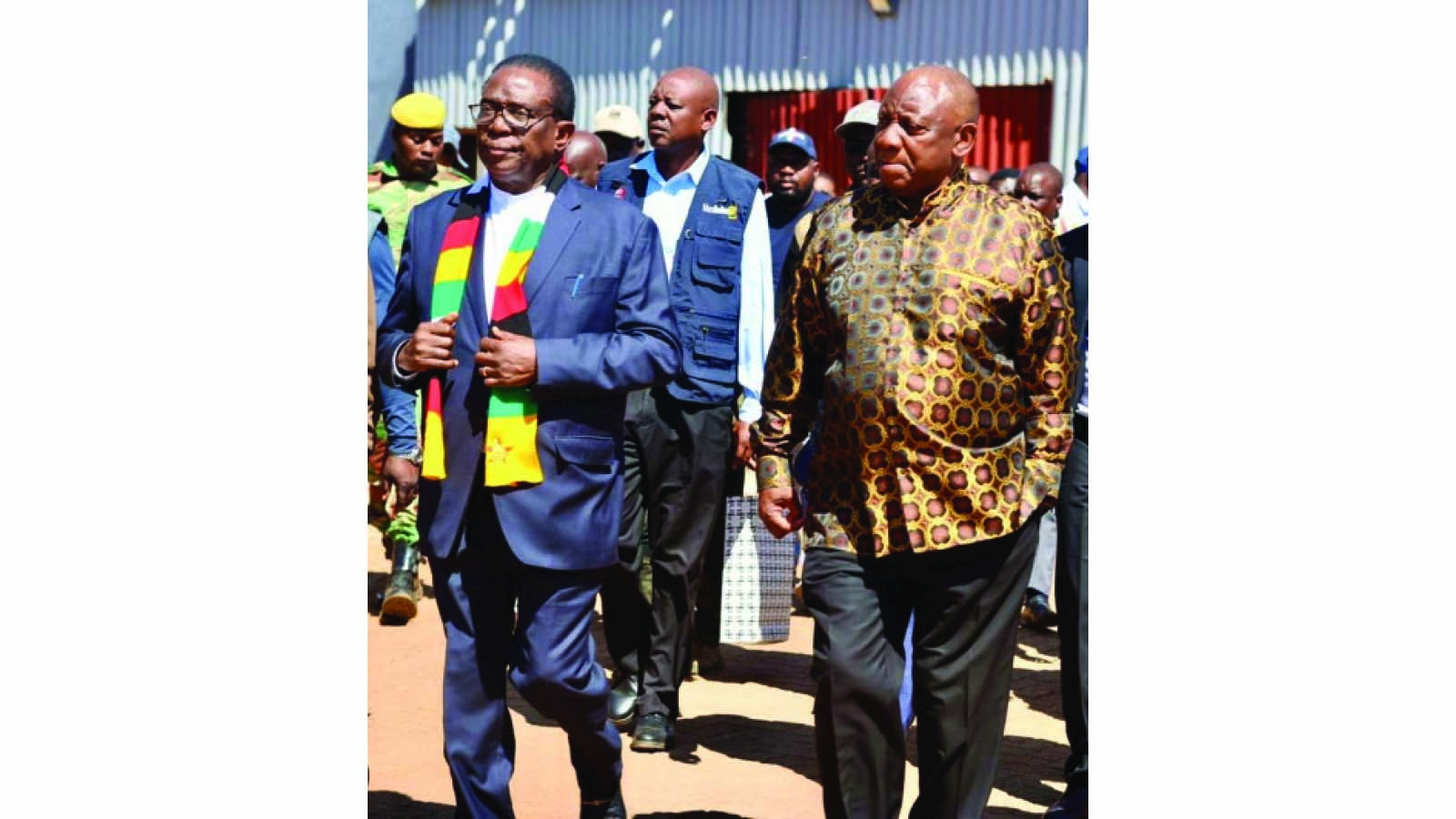 SA President Ramaphosa jets in