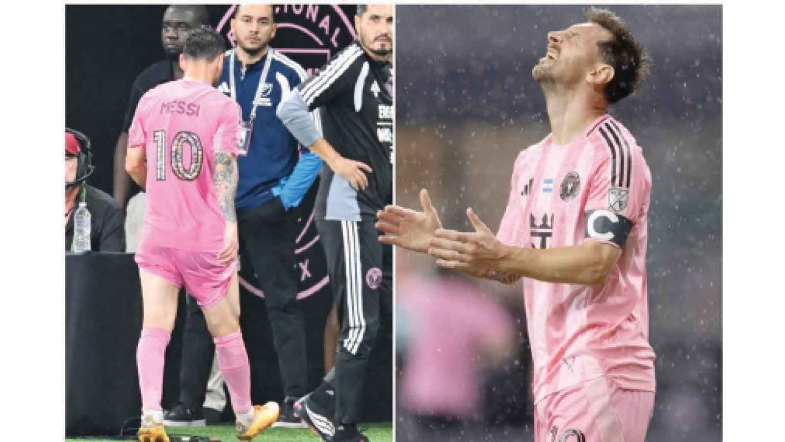 Messi suffers hamstring fatigue