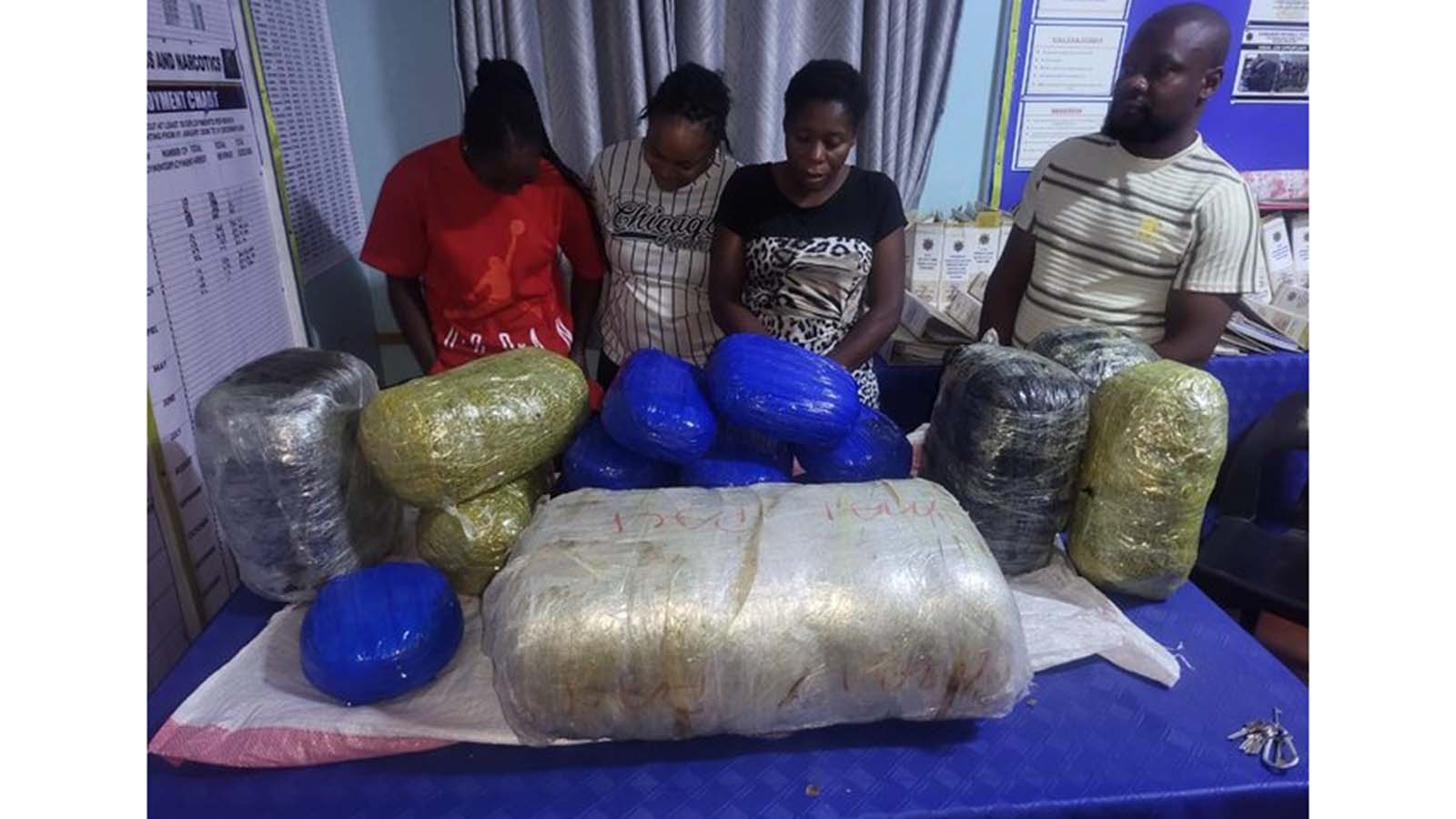 Four drug dealers arrested at city truck stop