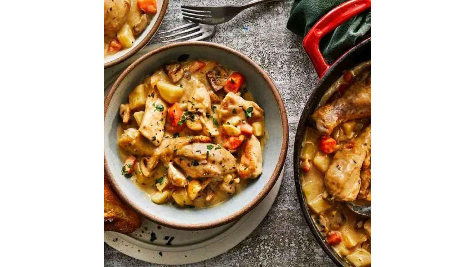 A hearty chicken stew