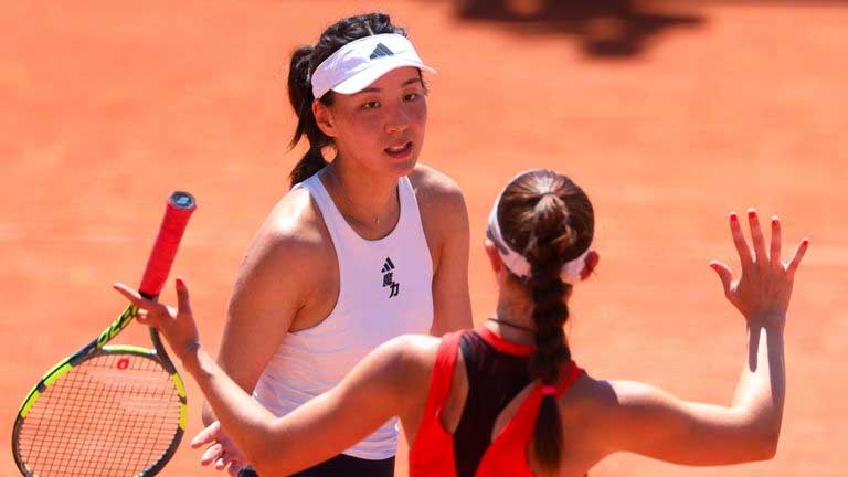 Korpatsch refused to shake hands with her opponent Wang Xinyu